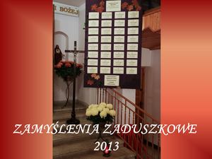 Zaduszki 2013